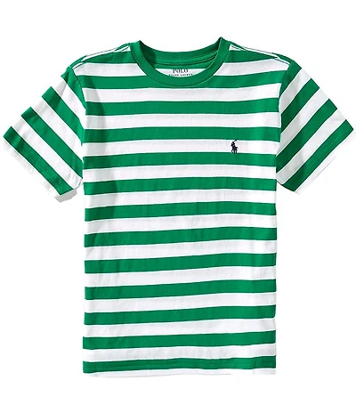 Polo Ralph Lauren Big Boys Short-Sleeve Striped Jersey T-Shirt