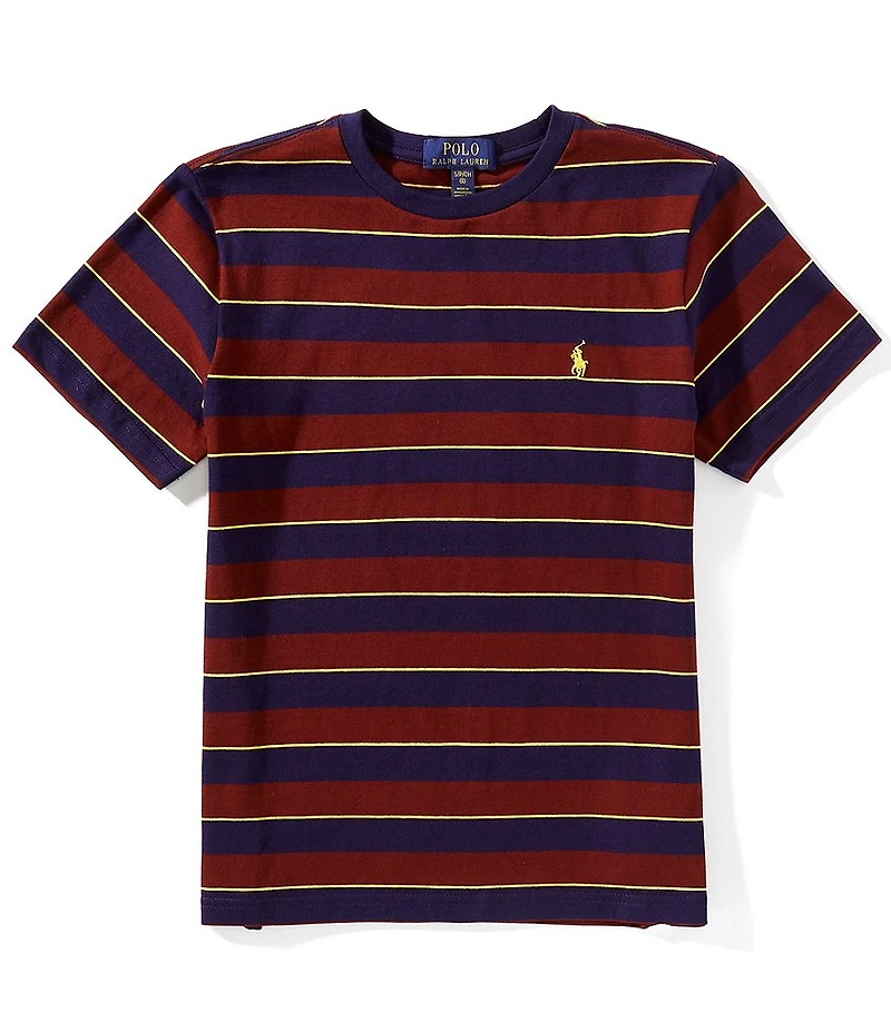 Polo Ralph Lauren Big Boys Short-Sleeve Striped Jersey T-Shirt