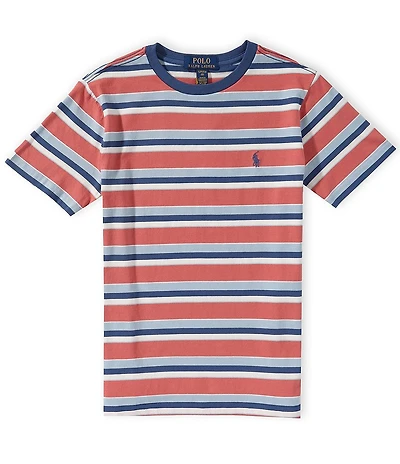 Polo Ralph Lauren Big Boys Short-Sleeve Striped Jersey Tee