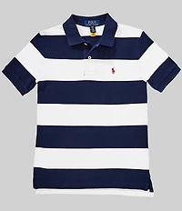 Polo Ralph Lauren Big Boys Short-Sleeve Striped Mesh Polo Shirt