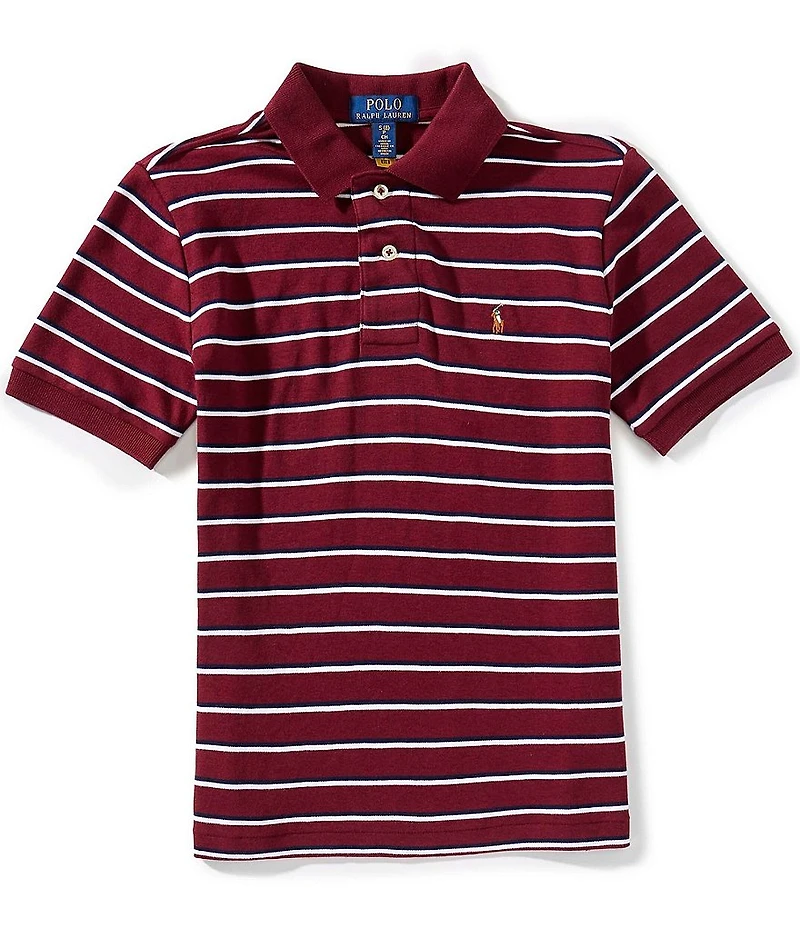 Polo Ralph Lauren Big Boys Short-Sleeve Striped Polo Shirt