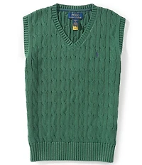 Polo Ralph Lauren Big Boys Sleeveless Cable Knit Sweater Vest