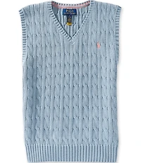 Polo Ralph Lauren Big Boys Sleeveless Cable Knit Sweater Vest