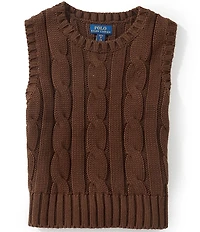Polo Ralph Lauren Big Girls Cable-Knit Sweater Vest