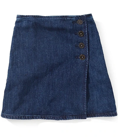 Polo Ralph Lauren Big Girls Denim Wrap Skirt