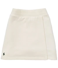 Polo Ralph Lauren Big Girls Faux-Wrap Fleece Skort
