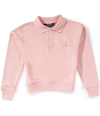 Polo Ralph Lauren Big Girls Long-Sleeve Logo Terry Polo Sweatshirt