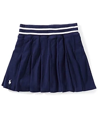 Polo Ralph Lauren Big Girls Pleated Jersey Skort
