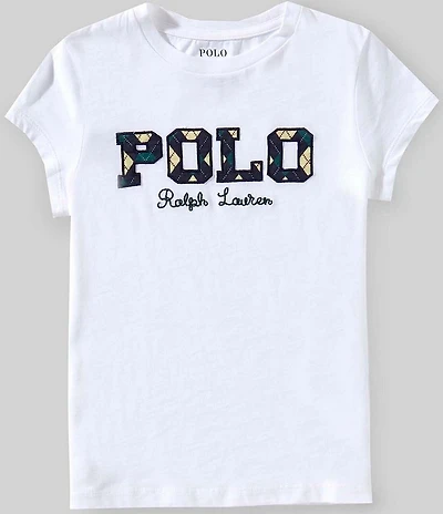 Polo Ralph Lauren Big Girls Short-Sleeve Logo Jersey T-Shirt