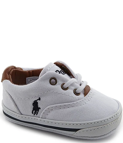 Polo Ralph Lauren Kids' Vaughn Canvas Sneaker Crib Shoes (Infant)
