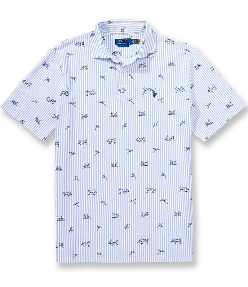 Polo Ralph Lauren Classic Fit Dog-and-Pheasant Short Sleeve Polo Shirt