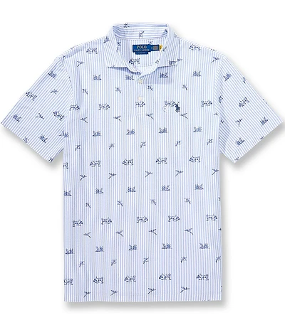 Polo Ralph Lauren Classic Fit Dog-and-Pheasant Short Sleeve Polo Shirt