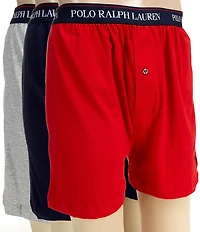Polo Ralph Lauren Classic Fit Knit Boxers 3-Pack