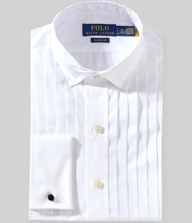 Polo Ralph Lauren Classic Fit Long Sleeve Poplin Tuxedo Shirt