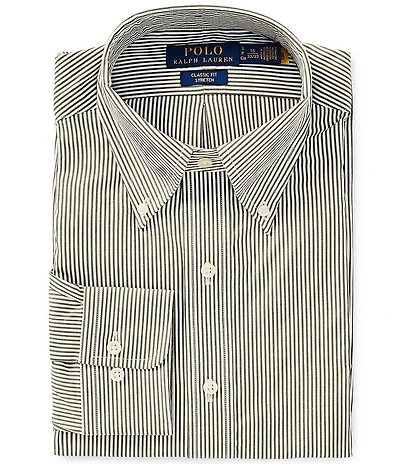 Polo Ralph Lauren Classic Fit Striped Poplin Shirt