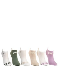 Polo Ralph Lauren Classic Polo Low Cut Socks, 6 Pack