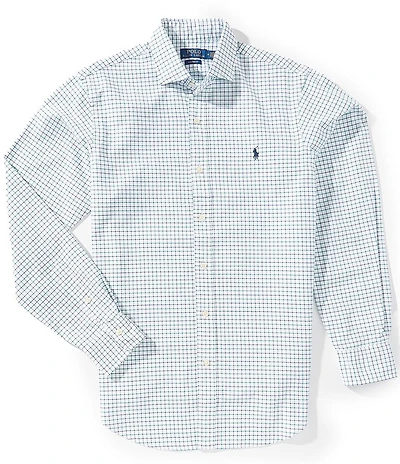 Polo Ralph Lauren Custom Fit Tattersall Oxford Long Sleeve Woven Shirt
