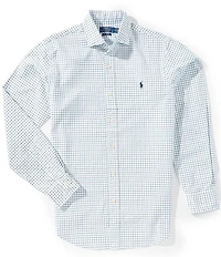 Polo Ralph Lauren Custom Fit Tattersall Oxford Long Sleeve Woven Shirt