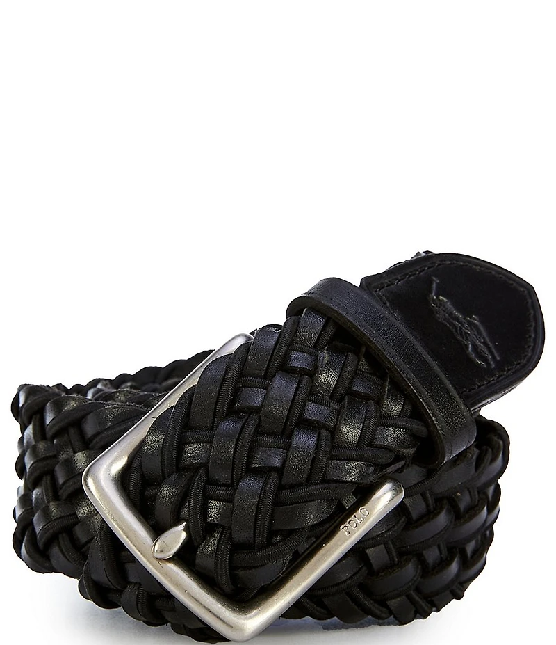 Polo Ralph Lauren Leather Stretch Braided Belt