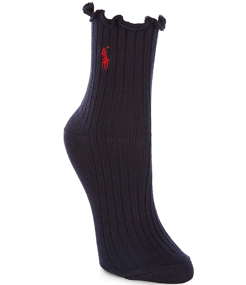Polo Ralph Lauren Lettuce Edge Ankle Socks