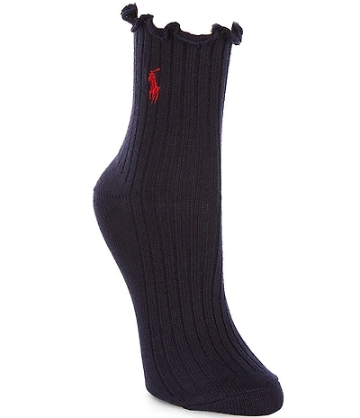 Polo Ralph Lauren Lettuce Edge Ankle Socks