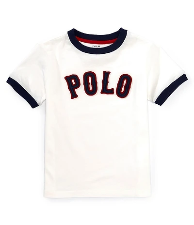 Polo Ralph Lauren Little Boys Short-Sleeve Baseball-Logo Jersey T-Shirt