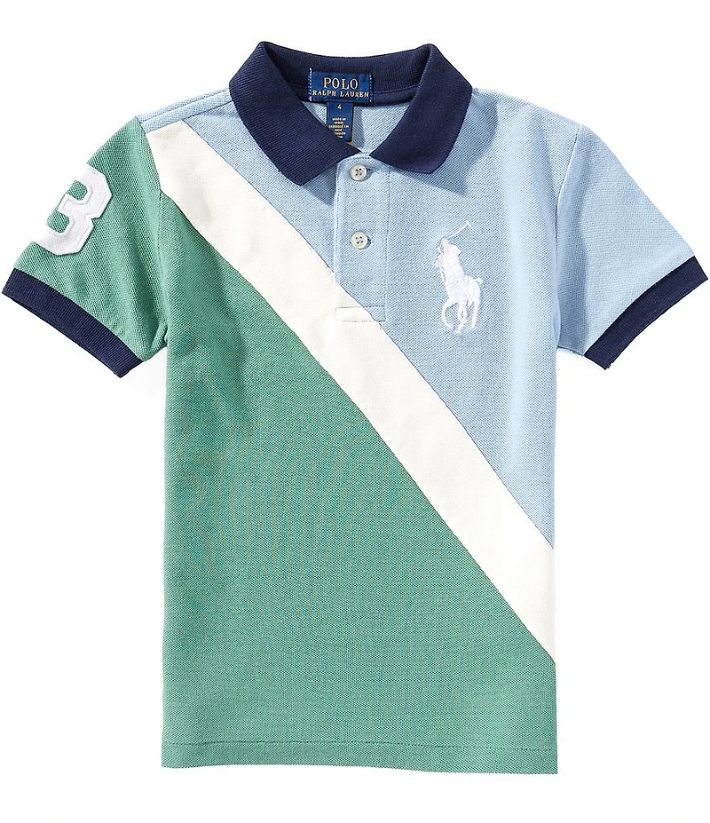 Polo Ralph Lauren Little Boys Short-Sleeve Big Pony Mesh Polo Shirt
