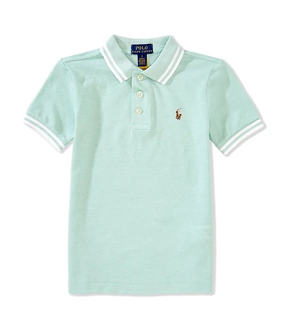 Polo Ralph Lauren Little Boys Short Sleeve Oxford Mesh Polo Shirt