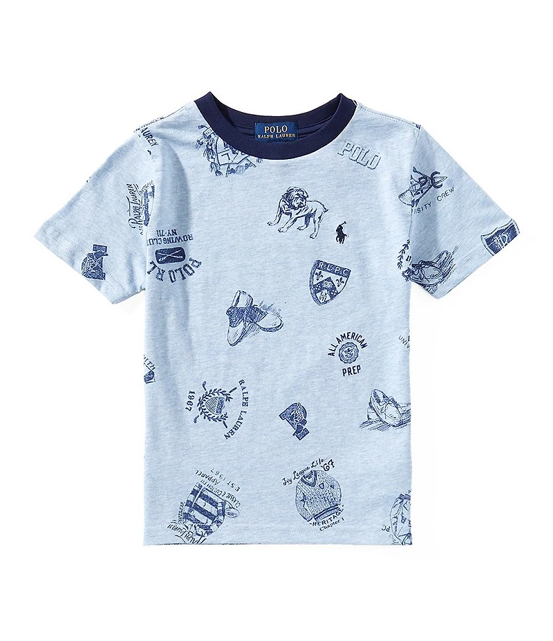 Polo Ralph Lauren Little Boys Short-Sleeve Printed Jersey T-Shirt