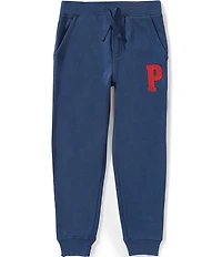 Polo Ralph Lauren Little Boys Letter Fleece Jogger Pants