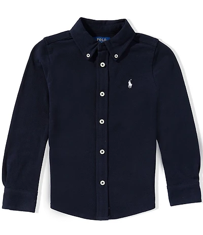 Polo Ralph Lauren Little Boys Long Sleeve Featherweight Mesh Shirt