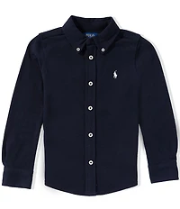 Polo Ralph Lauren Little Boys Long Sleeve Featherweight Mesh Shirt
