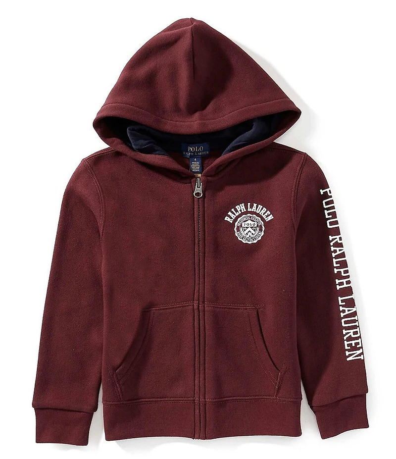 Polo Ralph Lauren Little Boys Long-Sleeve Logo Fleece Hooded Jacket