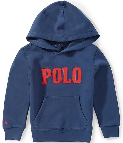 Polo Ralph Lauren Little Boys Long Sleeve Logo Fleece Hoodie