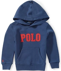 Polo Ralph Lauren Little Boys Long Sleeve Logo Fleece Hoodie