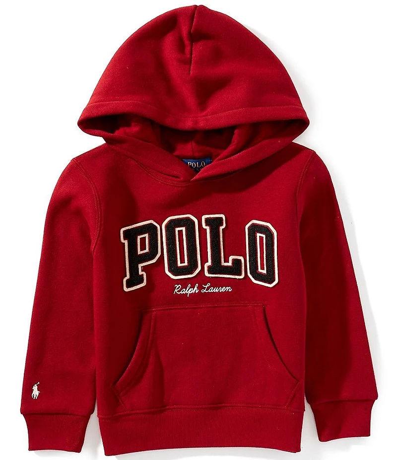 Polo Ralph Lauren Little Boys Long-Sleeve Logo Fleece Hoodie