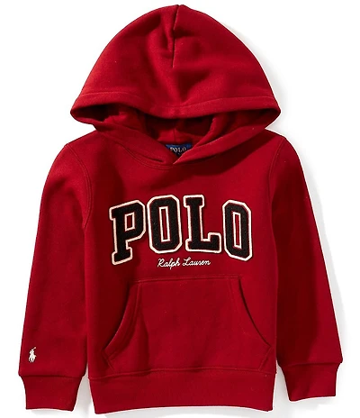 Polo Ralph Lauren Little Boys Long-Sleeve Logo Fleece Hoodie