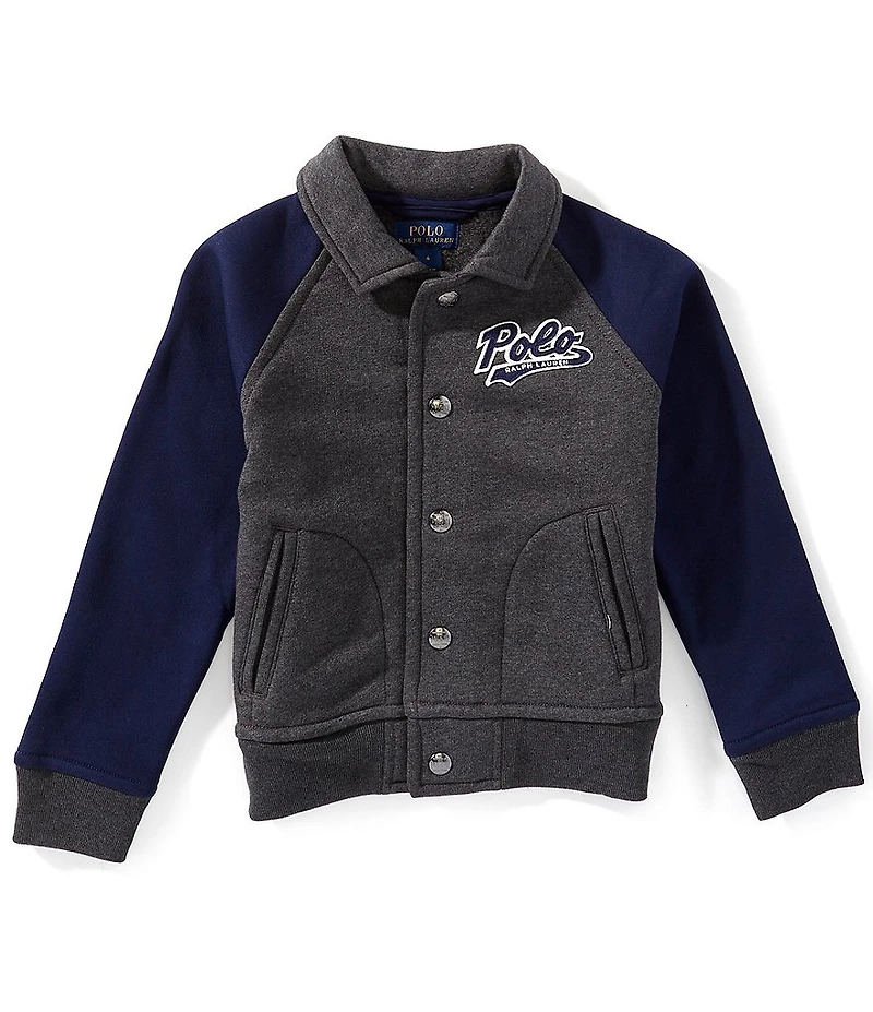 Polo Ralph Lauren Little Boys Long-Sleeve Logo Fleece Jacket