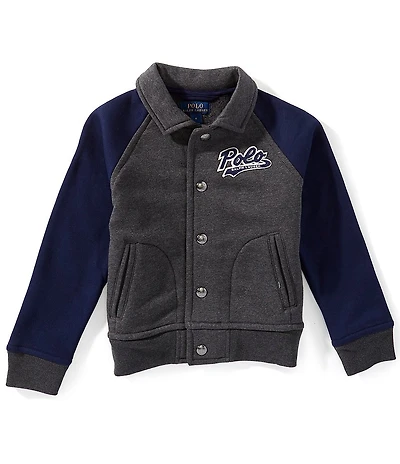 Polo Ralph Lauren Little Boys Long-Sleeve Logo Fleece Jacket