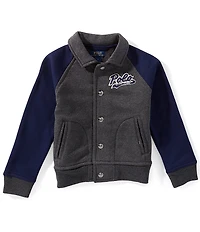 Polo Ralph Lauren Little Boys Long-Sleeve Logo Fleece Jacket