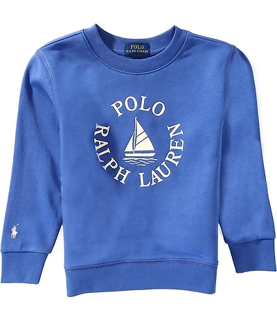 Polo Ralph Lauren Little Boys Long-Sleeve Logo French Terry Sweatshirt
