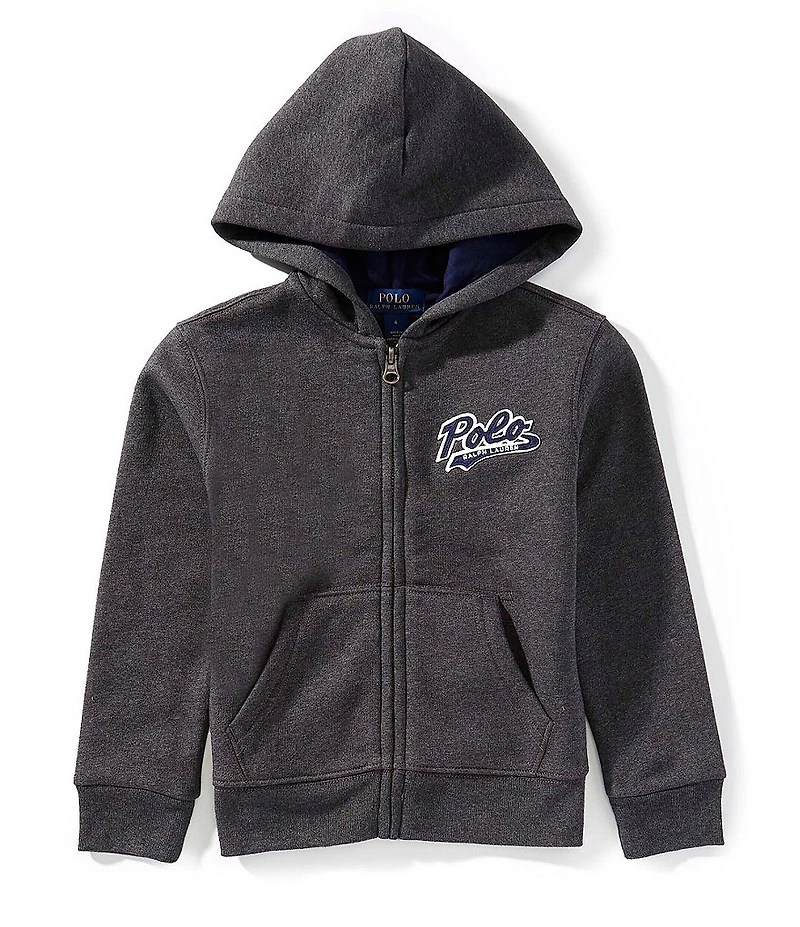 Polo Ralph Lauren Little Boys Long-Sleeve Logo Hooded Fleece Jacket
