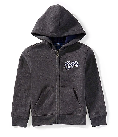 Polo Ralph Lauren Little Boys Long-Sleeve Logo Hooded Fleece Jacket
