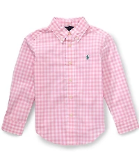 Polo Ralph Lauren Little Boys Long-Sleeve Plaid Poplin Shirt