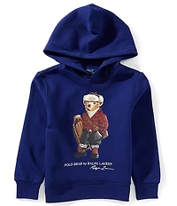 Polo Ralph Lauren Little Boys Long-Sleeve Polo Bear Fleece Hoodie