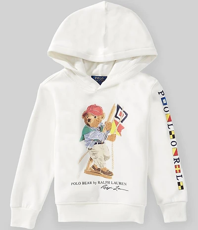 Polo Ralph Lauren Little Boys Long-Sleeve Polo Bear Fleece Hoodie