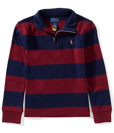 Polo Ralph Lauren Little Boys Long Sleeve Striped Interlock Pullover