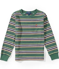 Polo Ralph Lauren Little Boys Long-Sleeve Striped T-Shirt