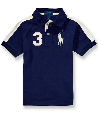 Polo Ralph Lauren Little Boys Short-Sleeve Big Pony Mesh Polo Shirt