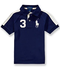 Polo Ralph Lauren Little Boys Short-Sleeve Big Pony Mesh Polo Shirt